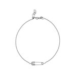 Bracelet diamant à épingle de sûreté