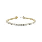 Bracelet tennis illusion serti de diamants