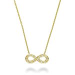 Collier infini en diamants