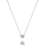 Collier pierre précieuse sertie clos