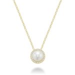 Pendentif en perles et diamants