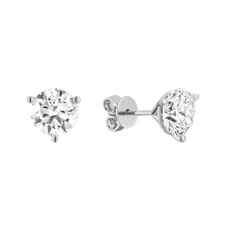 Clous d’oreilles en diamants synthétiques