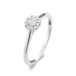 Solitaire rond en diamant
