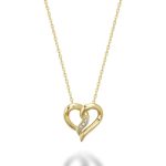 Pendentif Cœur serti de diamants