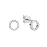 Clous d'oreilles cercle en diamants