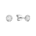 Clous d'oreilles en diamants