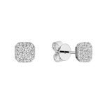 Clous d'oreilles sertis de diamants