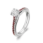 Bague Signature « Faith » en Rubis et Diamants
