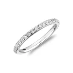 Alliance demi éternité en diamants