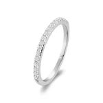 Alliance Demi Éternité en diamants