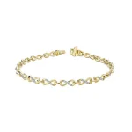 Bracelet infinity en diamants