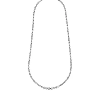 Collier tennis en diamants dégradés