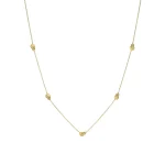 Collier Love Knots à stations de diamants entrelacées