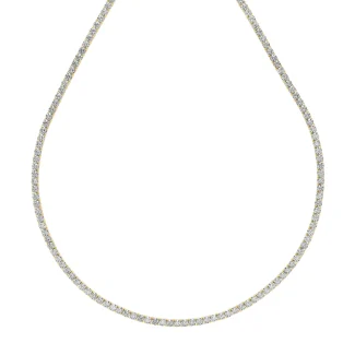Collier tennis en diamants synthétiques