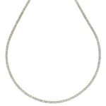 Collier tennis en diamants synthétiques