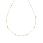 Collier en diamants synthétiques